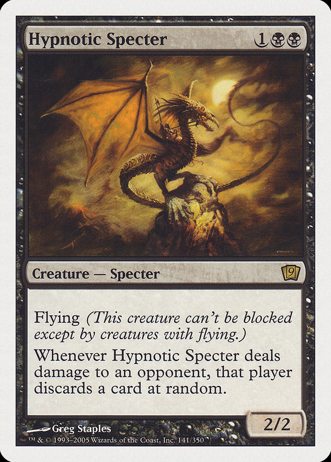 Hypnotic Specter (9th Edition) (Oversized) [Oversize Cards] | The Clever Kobold