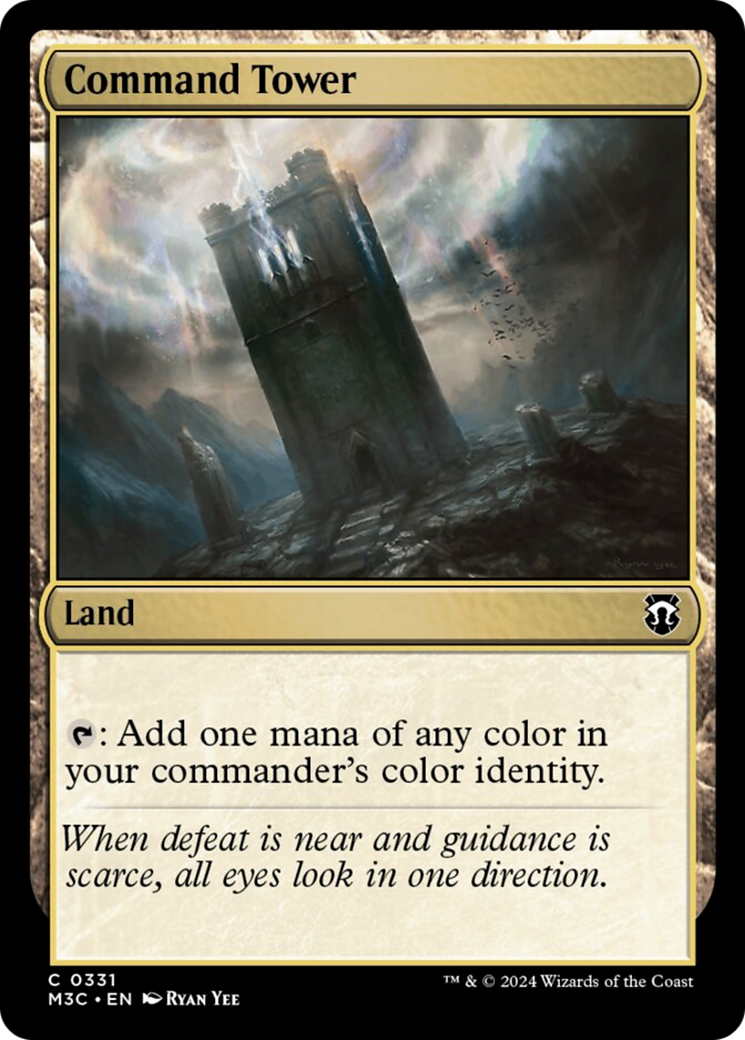 Command Tower (Ripple Foil) [Modern Horizons 3 Commander] | The Clever Kobold