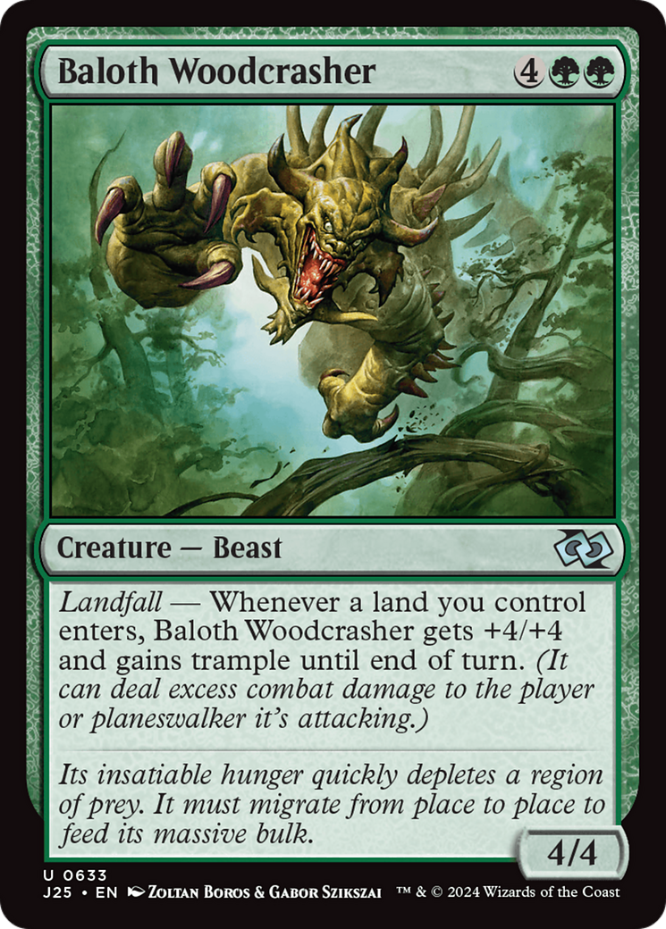 Baloth Woodcrasher [Foundations Jumpstart] | The Clever Kobold