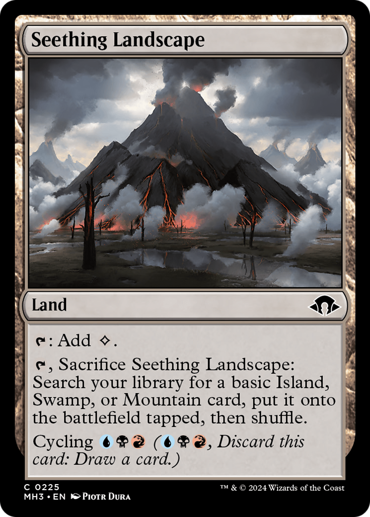 Seething Landscape [Modern Horizons 3] | The Clever Kobold