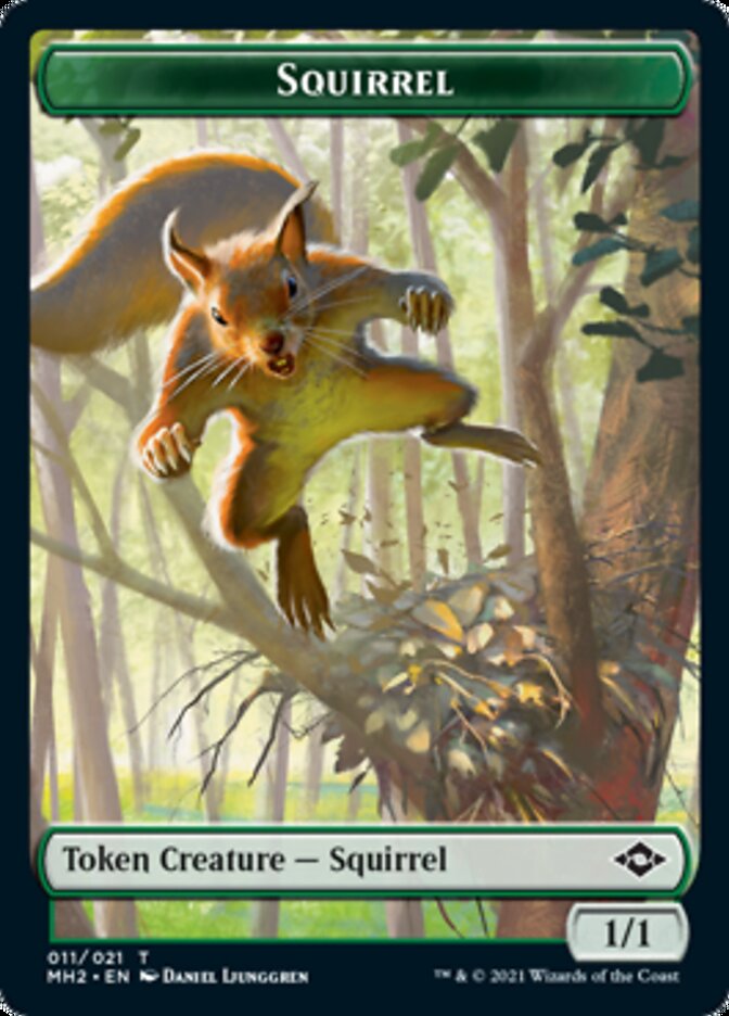 Insect // Squirrel Double-Sided Token [Modern Horizons 2 Tokens] | The Clever Kobold