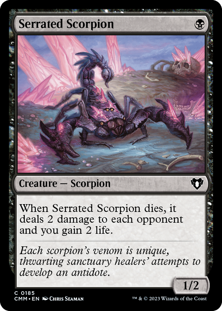 Serrated Scorpion [Commander Masters] | The Clever Kobold