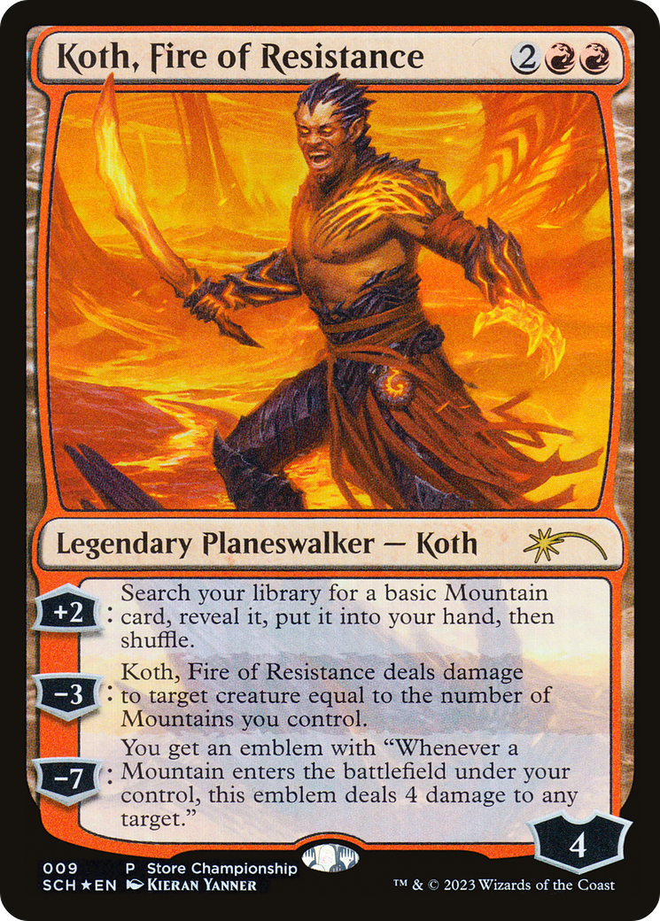 Koth, Fire of Resistance [Store Championships 2023] | The Clever Kobold