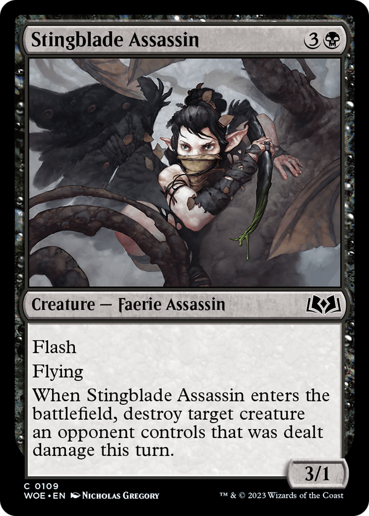 Stingblade Assassin [Wilds of Eldraine] | The Clever Kobold