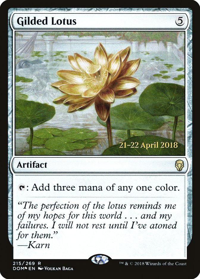 Gilded Lotus [Dominaria Prerelease Promos] | The Clever Kobold