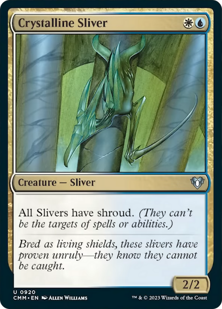 Crystalline Sliver [Commander Masters] | The Clever Kobold