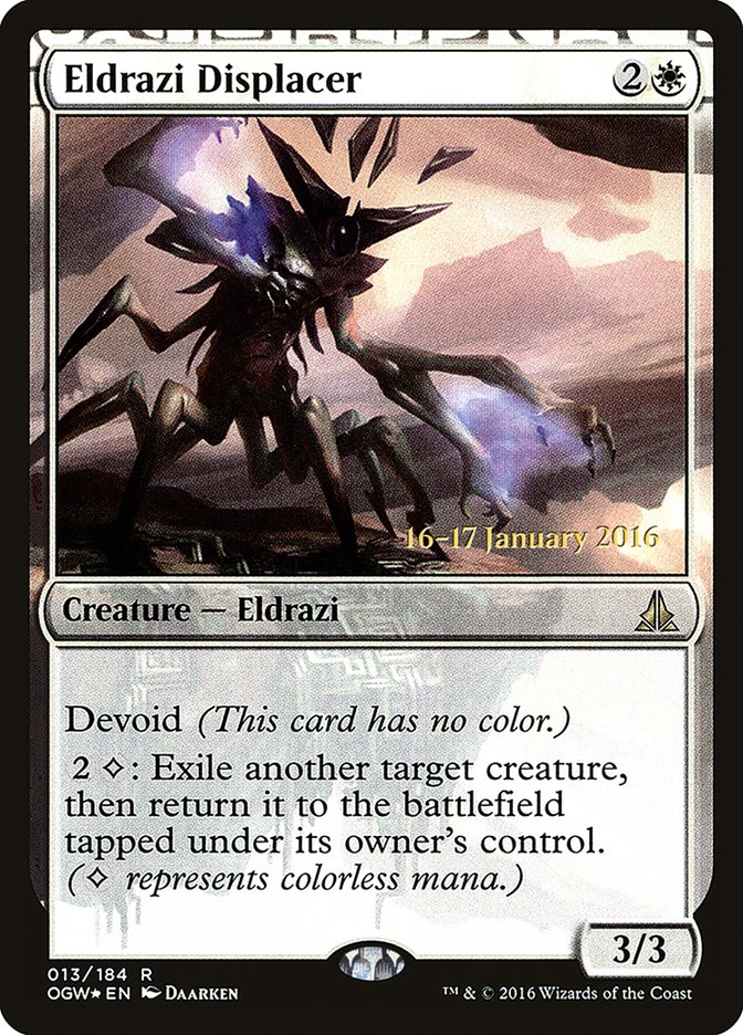 Eldrazi Displacer [Oath of the Gatewatch Prerelease Promos] | The Clever Kobold