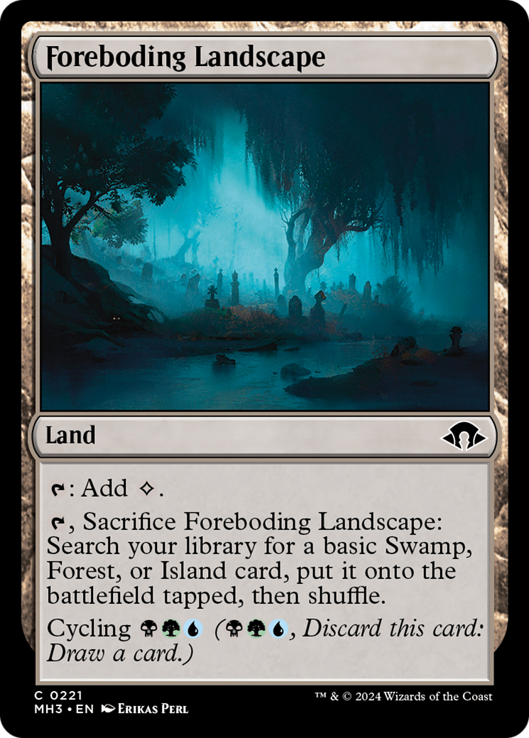 Foreboding Landscape [Modern Horizons 3] | The Clever Kobold