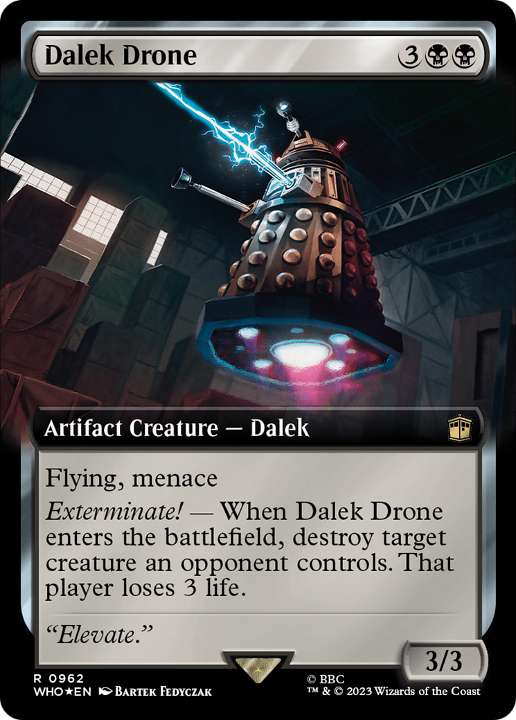 Dalek Drone (Extended Art) (Surge Foil) [Doctor Who] | The Clever Kobold