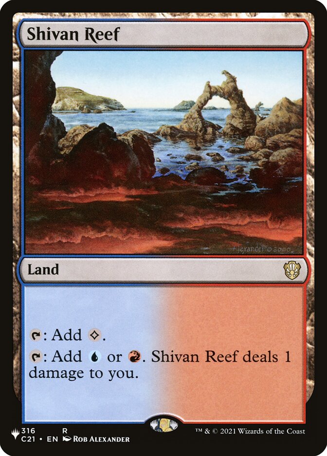 Shivan Reef [Secret Lair: Heads I Win, Tails You Lose] | The Clever Kobold