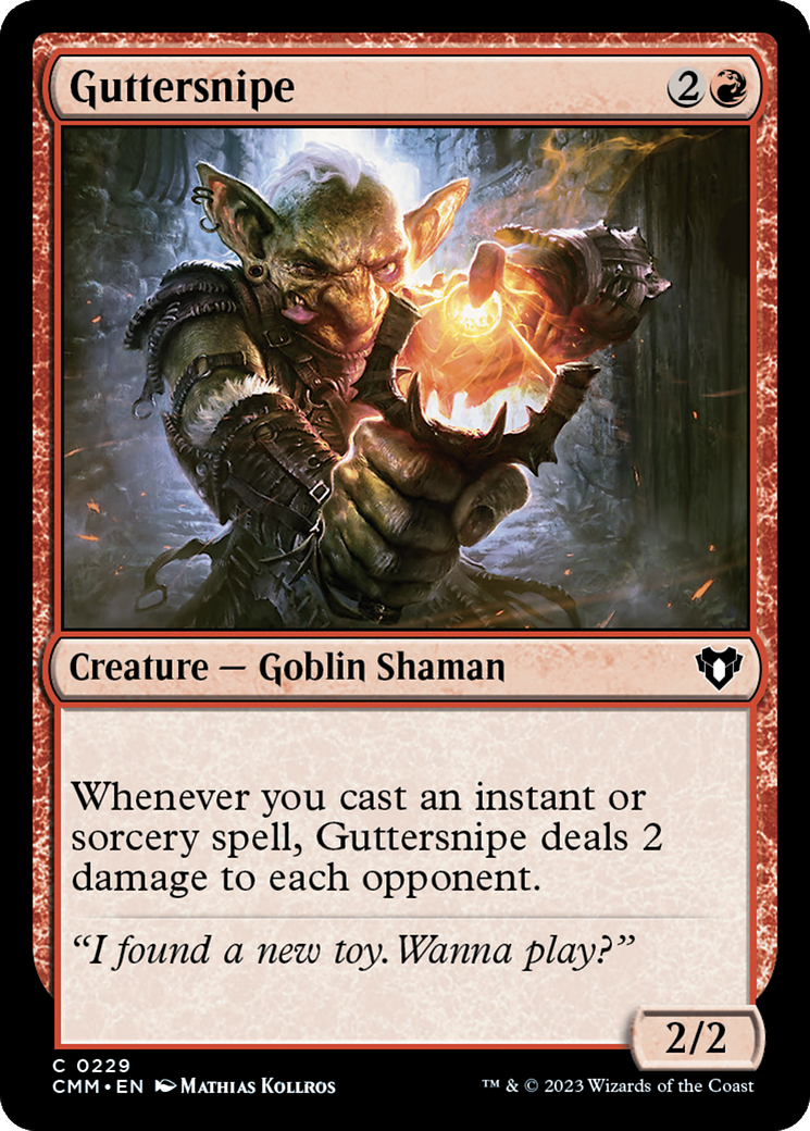 Guttersnipe [Commander Masters] | The Clever Kobold