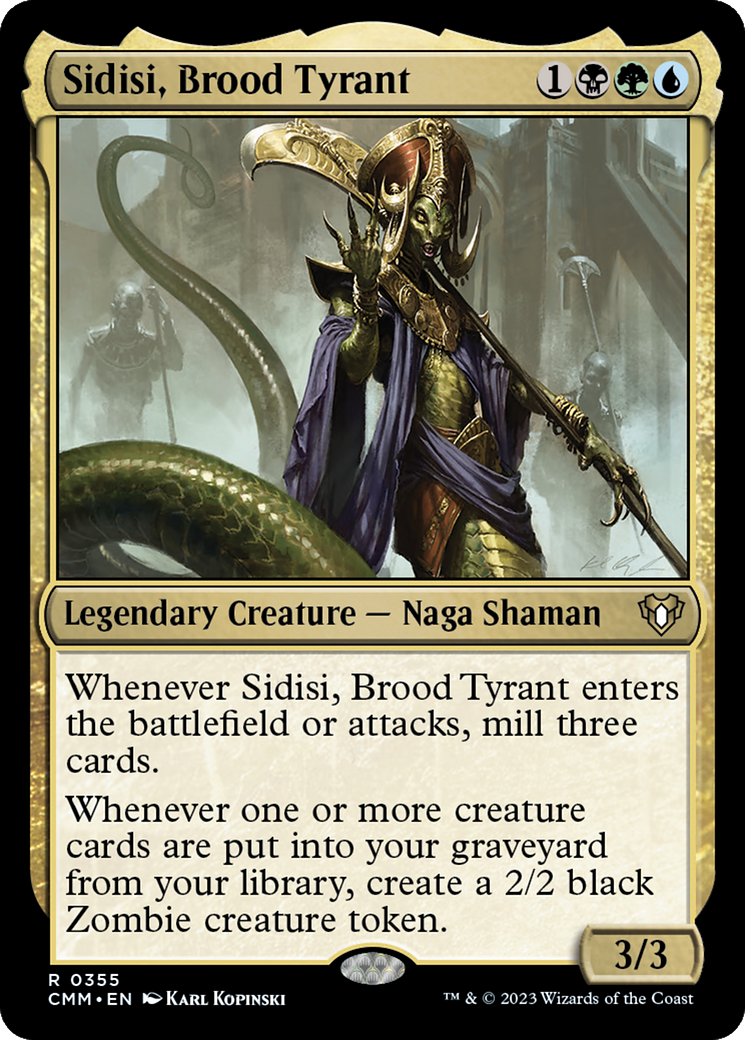 Sidisi, Brood Tyrant [Commander Masters] | The Clever Kobold