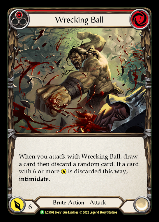 Wrecking Ball [LGS101] (Promo)  Rainbow Foil | The Clever Kobold