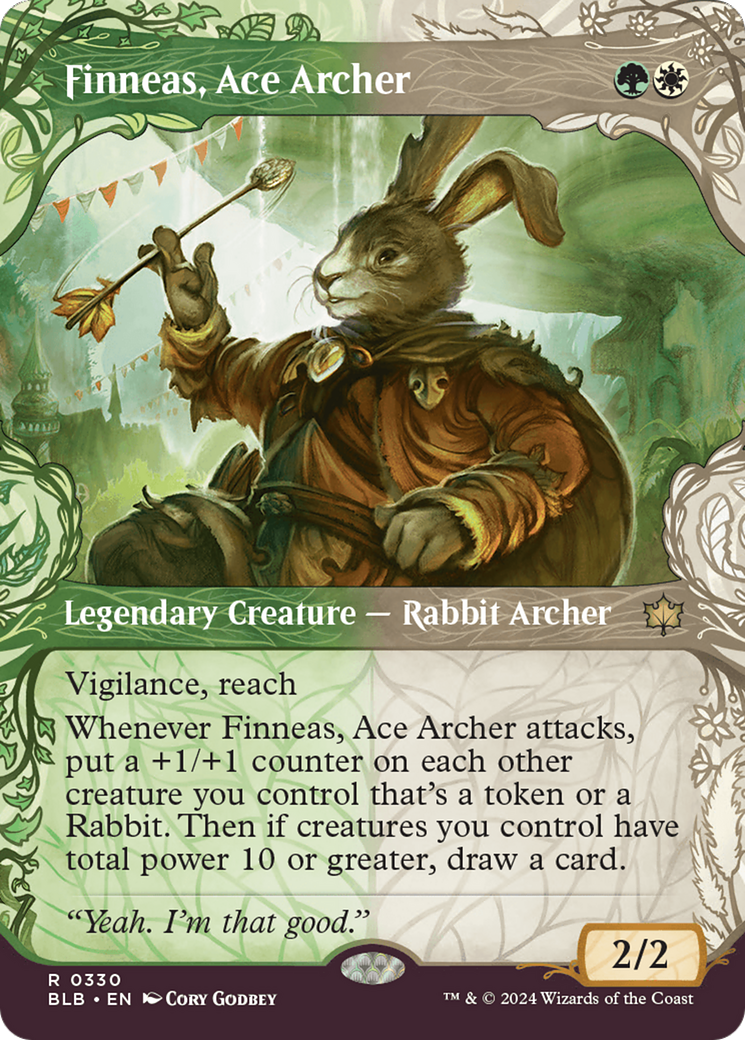 Finneas, Ace Archer (Showcase) [Bloomburrow] | The Clever Kobold