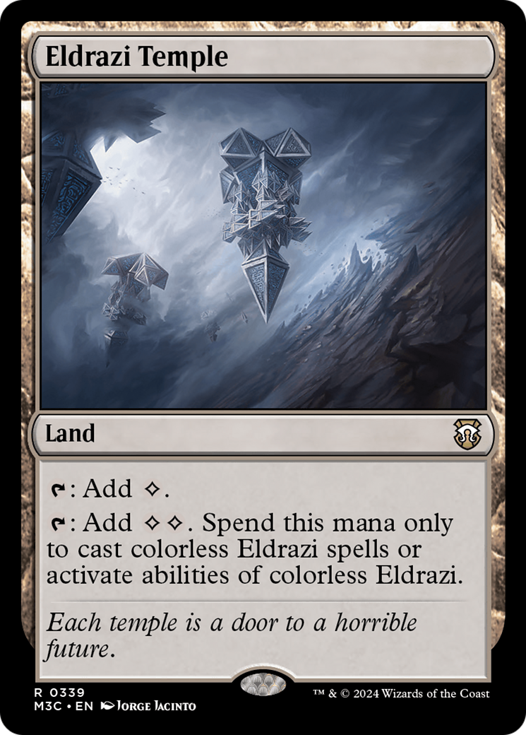 Eldrazi Temple (Ripple Foil) [Modern Horizons 3 Commander] | The Clever Kobold