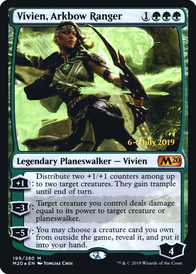 Vivien, Arkbow Ranger [Core Set 2020 Prerelease Promos] | The Clever Kobold