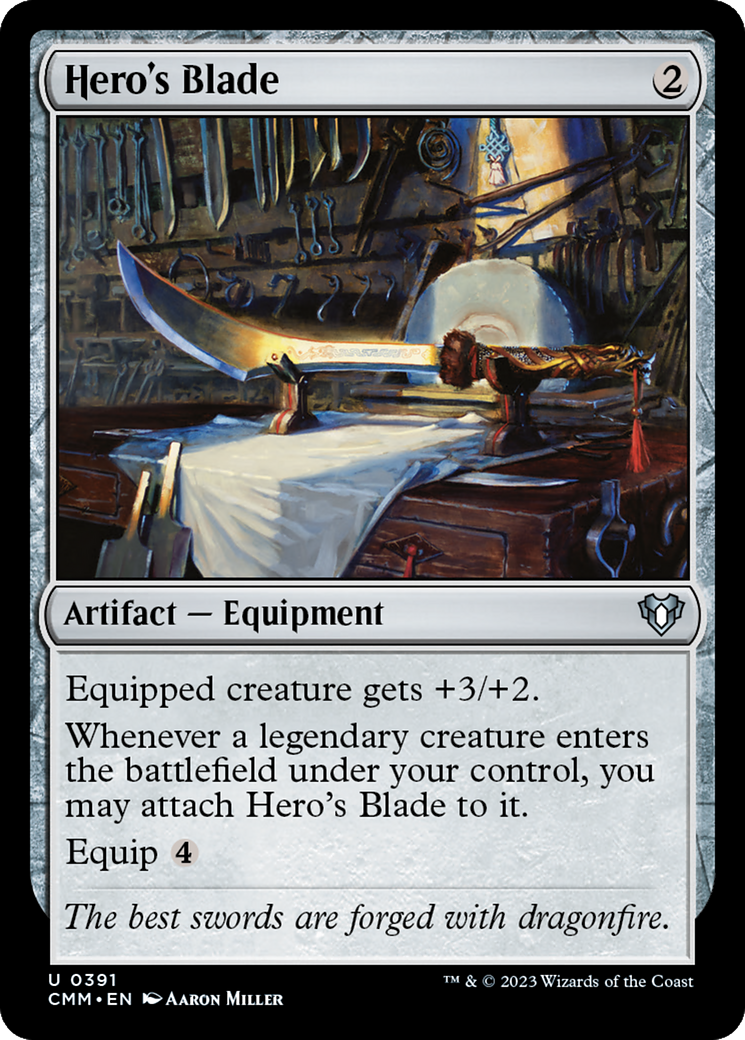 Hero's Blade [Commander Masters] | The Clever Kobold