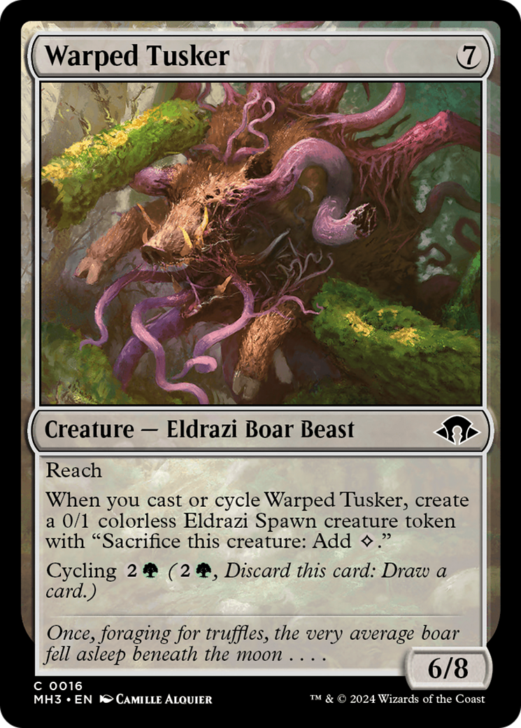 Warped Tusker [Modern Horizons 3] | The Clever Kobold