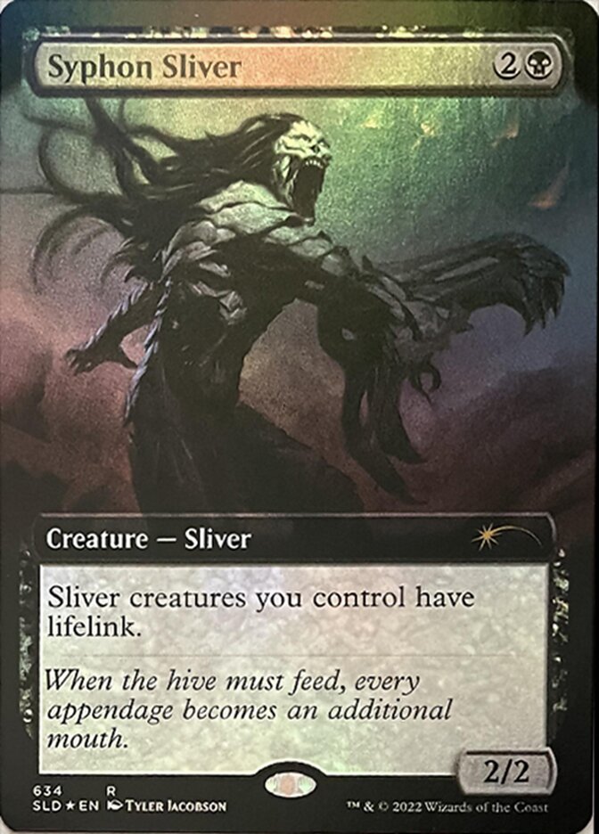 Syphon Sliver (Extended Art) [Secret Lair Drop Promos] | The Clever Kobold