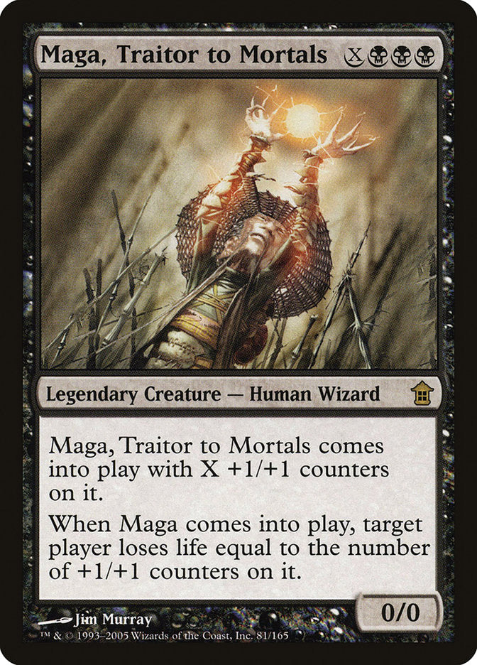 Maga, Traitor to Mortals [Saviors of Kamigawa] | The Clever Kobold