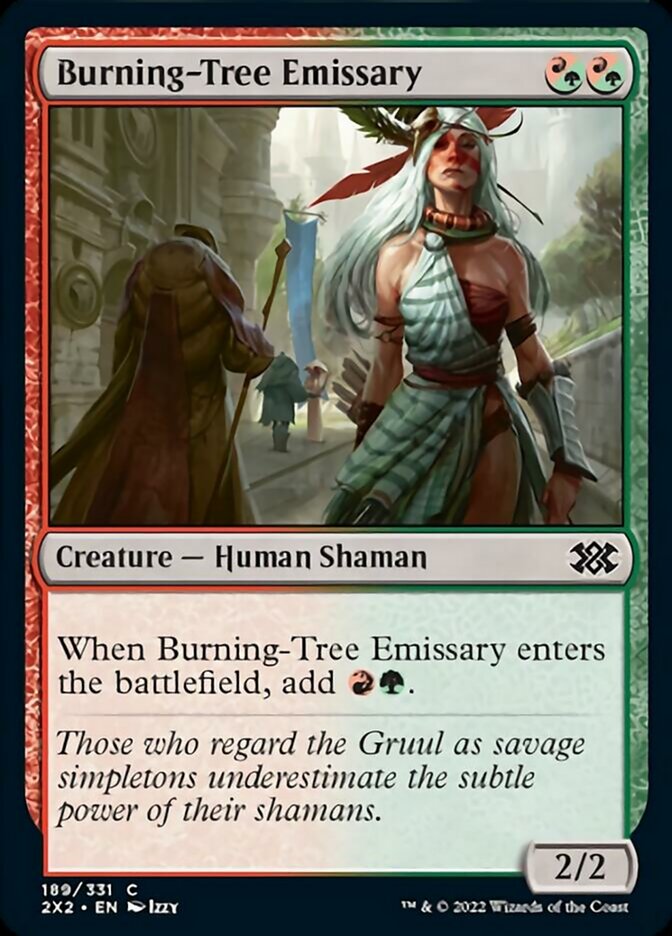 Burning-Tree Emissary [Double Masters 2022] | The Clever Kobold