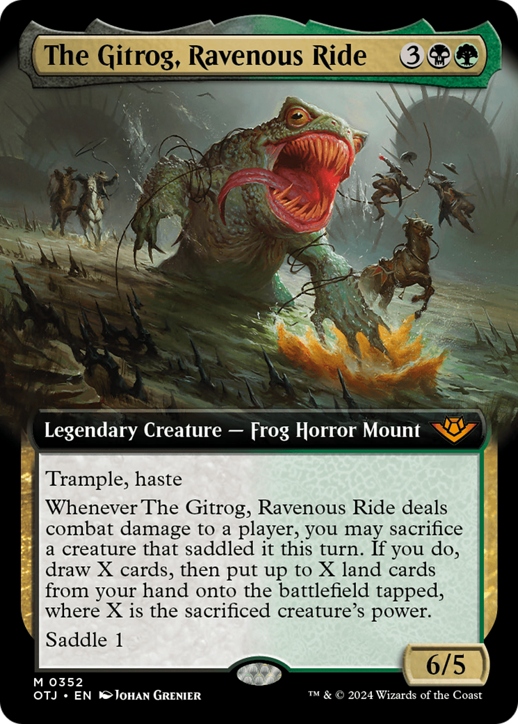 The Gitrog, Ravenous Ride (Extended Art) [Outlaws of Thunder Junction] | The Clever Kobold