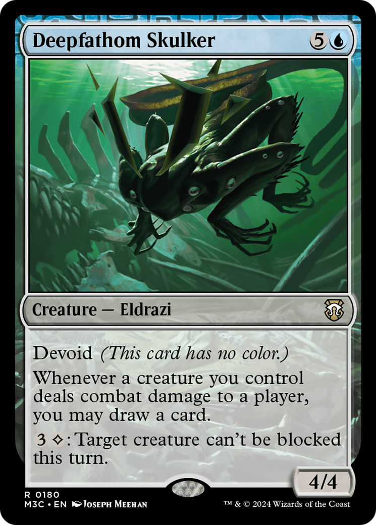 Deepfathom Skulker (Ripple Foil) [Modern Horizons 3 Commander] | The Clever Kobold