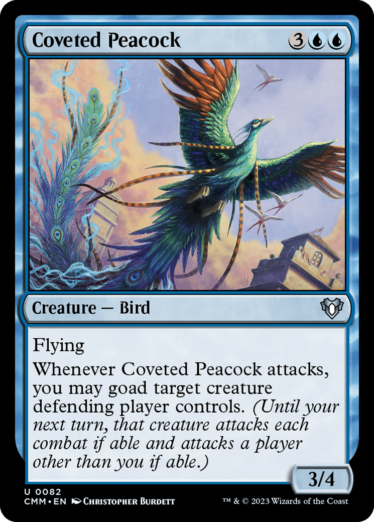 Coveted Peacock [Commander Masters] | The Clever Kobold