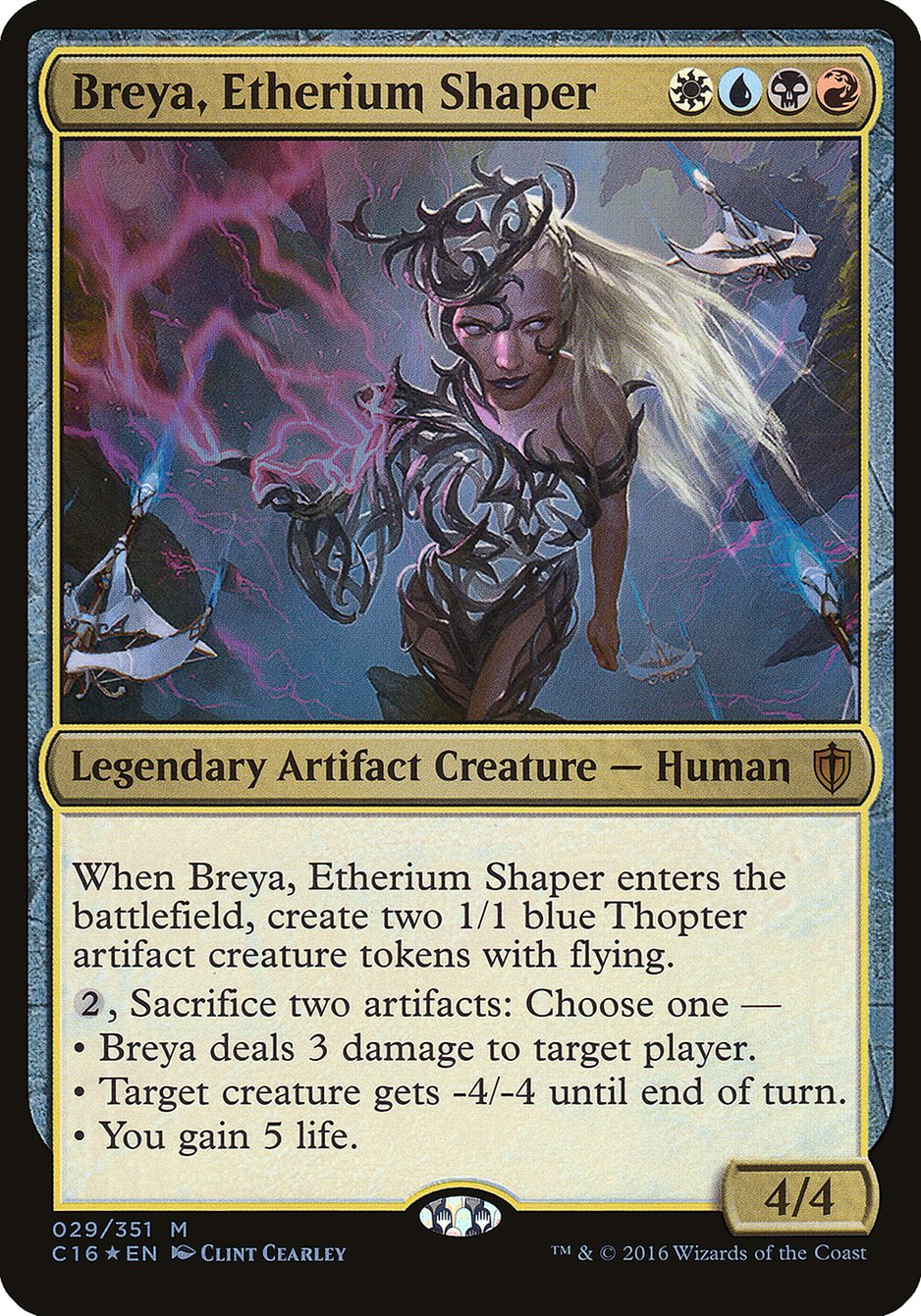 Breya, Etherium Shaper (Oversized) [Commander 2016 Oversized] | The Clever Kobold