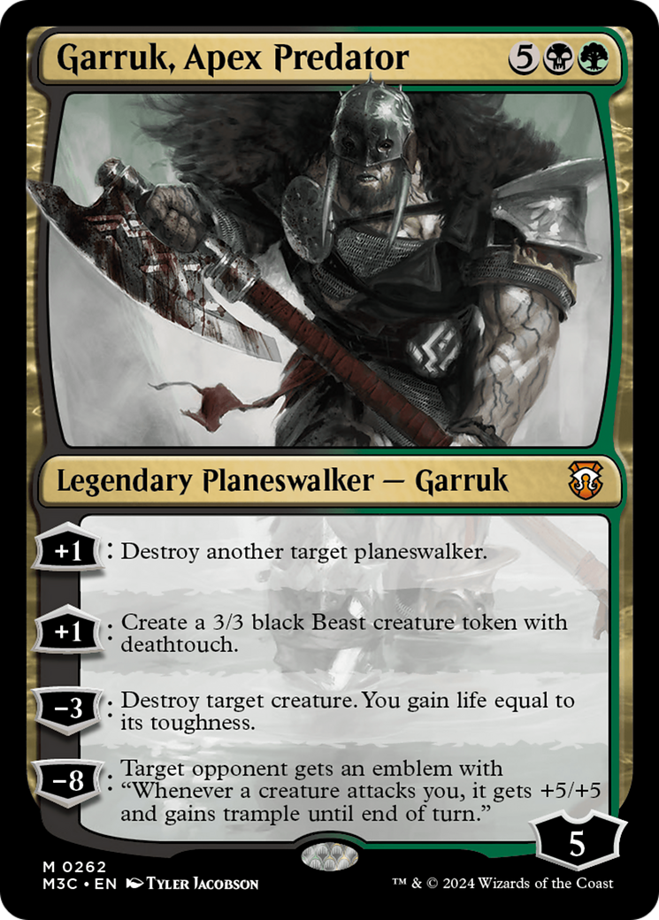 Garruk, Apex Predator [Modern Horizons 3 Commander] | The Clever Kobold