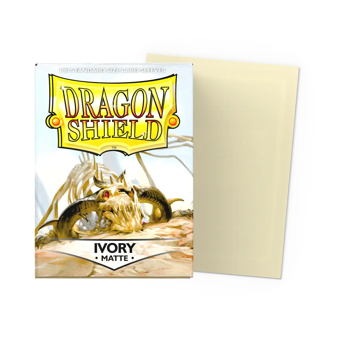 Dragon Shield Ivory - Matte Sleeves - Standard Size 100ct