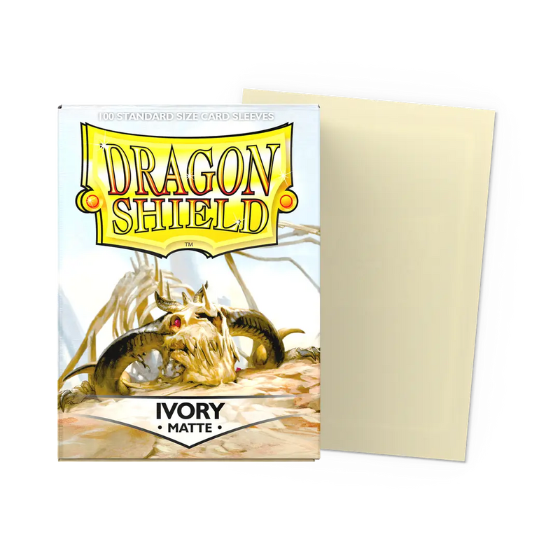 Dragon Shield Ivory - Matte Sleeves - Standard Size 100ct
