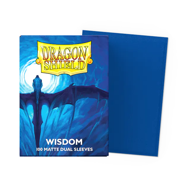 Dragon Shield Dual Matte Sleeve - Wisdom 100ct | The Clever Kobold