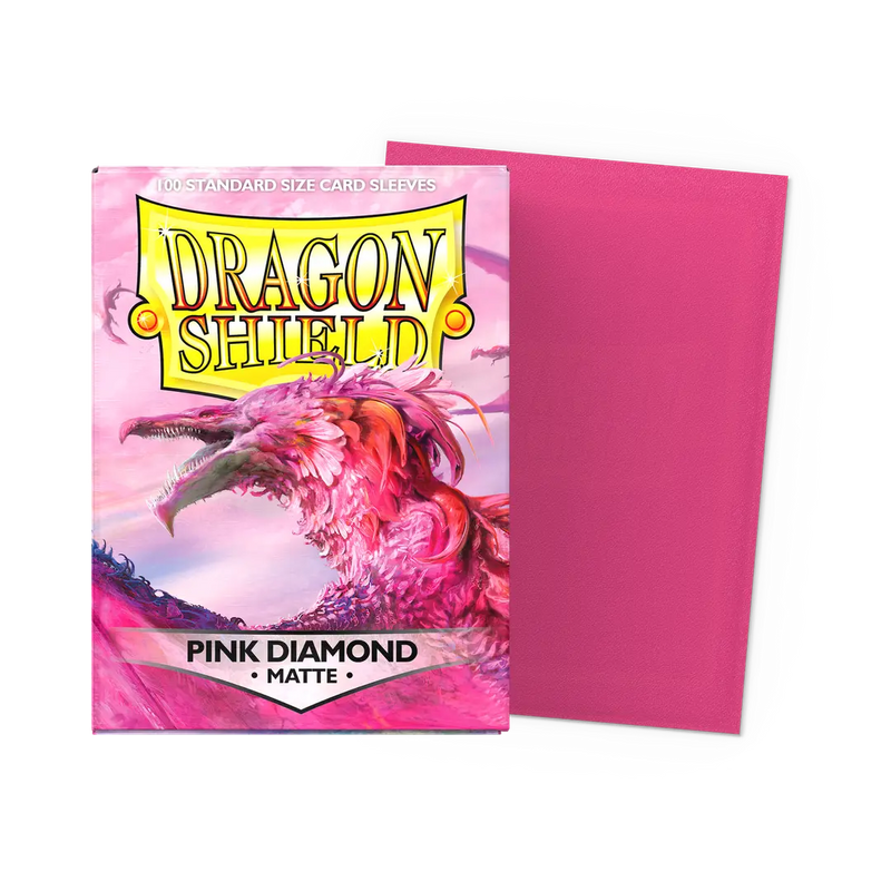 Dragon Shield Pink Diamond - Matte Sleeves - Standard Size