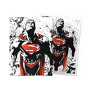 Superman Core (Red/White Variant) - Matte Dual Art Sleeves