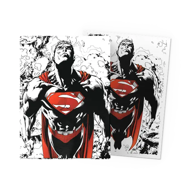 Superman Core (Red/White Variant) - Matte Dual Art Sleeves
