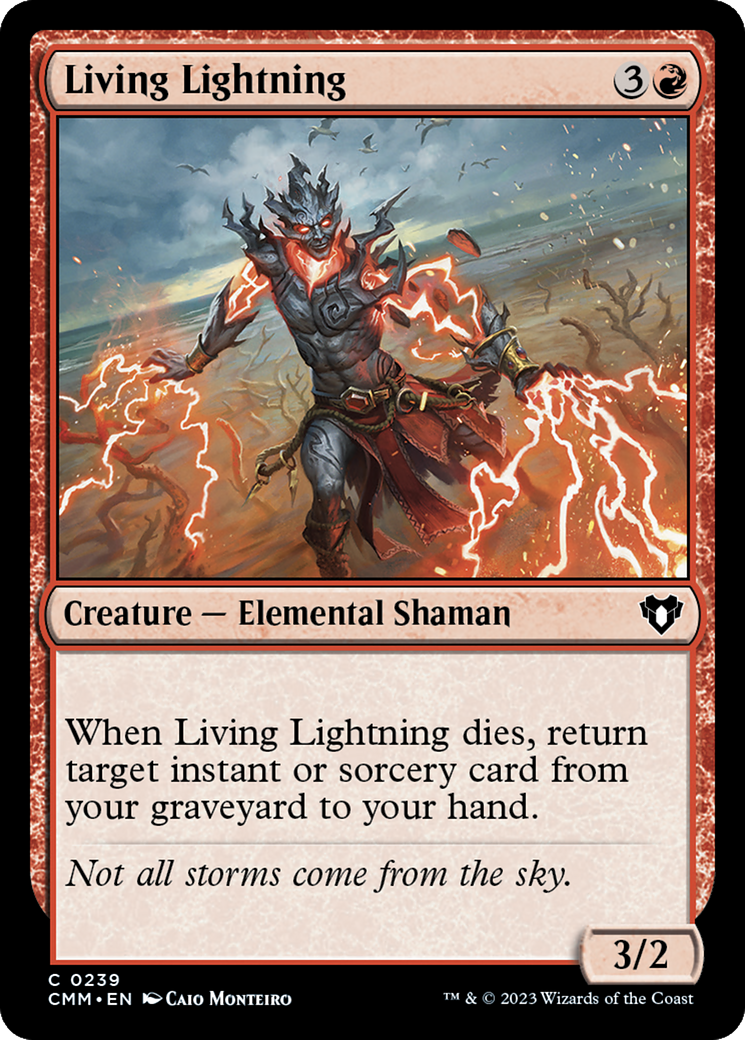 Living Lightning [Commander Masters] | The Clever Kobold