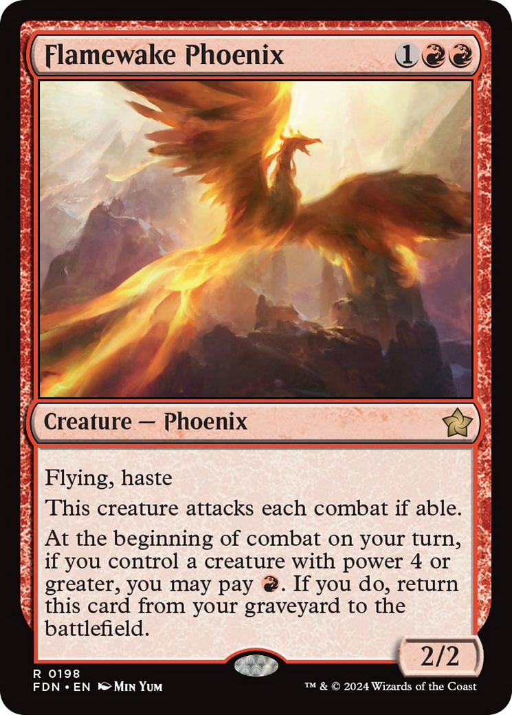 Flamewake Phoenix [Foundations] | The Clever Kobold