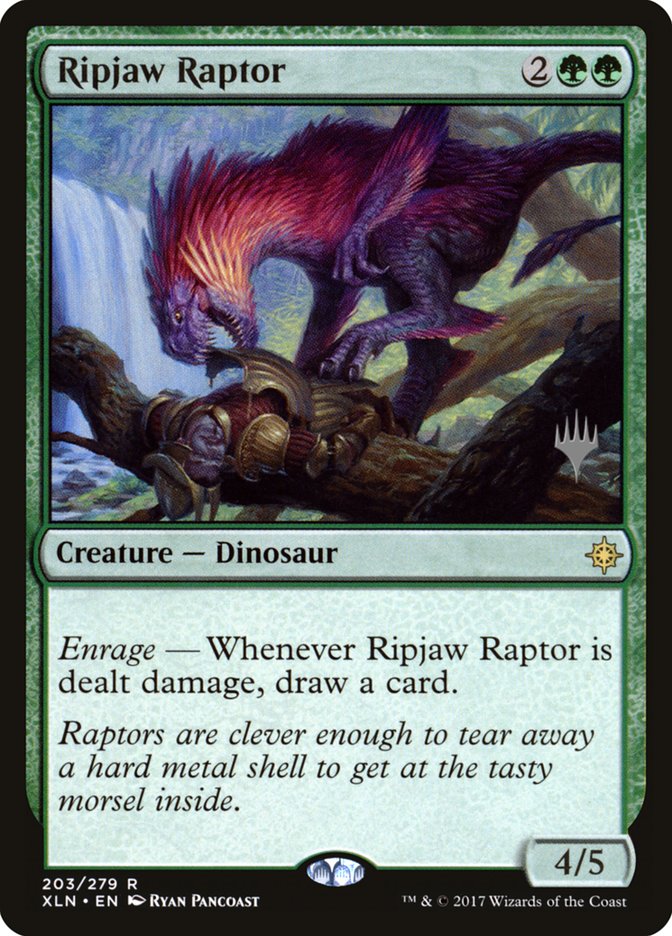 Ripjaw Raptor (Promo Pack) [Ixalan Promos] | The Clever Kobold