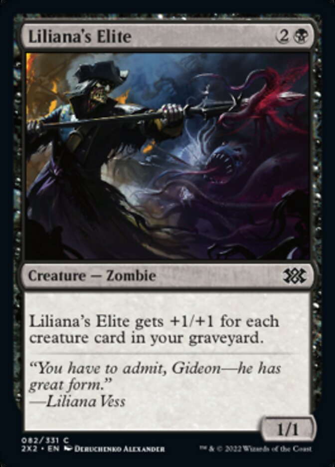 Liliana's Elite [Double Masters 2022] | The Clever Kobold