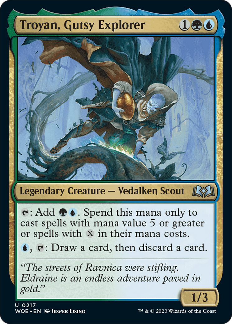 Troyan, Gutsy Explorer [Wilds of Eldraine] | The Clever Kobold