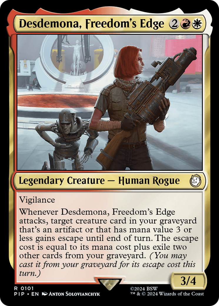 Desdemona, Freedom's Edge [Fallout] | The Clever Kobold