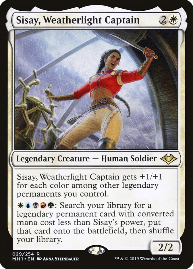 Sisay, Weatherlight Captain [Modern Horizons] | The Clever Kobold