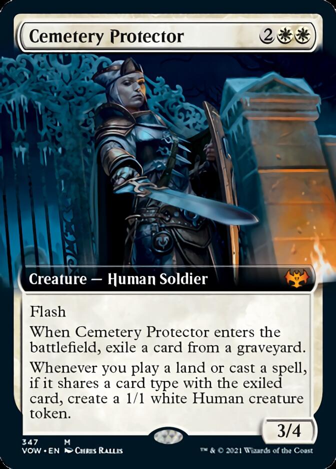 Cemetery Protector (Extended Art) [Innistrad: Crimson Vow] | The Clever Kobold