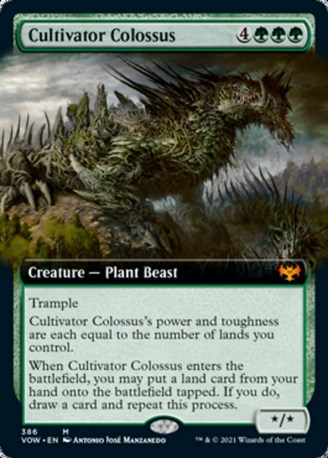 Cultivator Colossus (Extended Art) [Innistrad: Crimson Vow] | The Clever Kobold