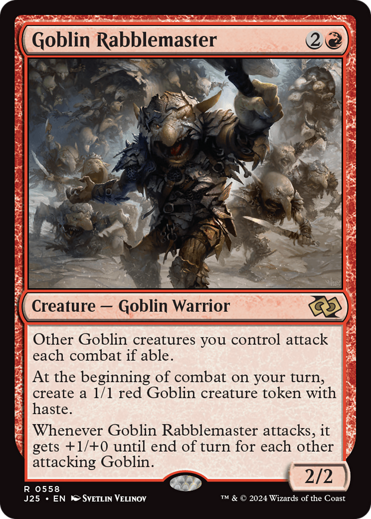 Goblin Rabblemaster [Foundations Jumpstart] | The Clever Kobold