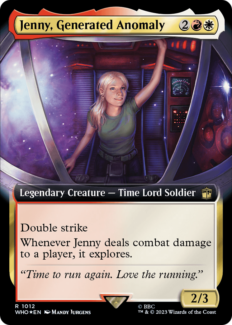 Jenny, Generated Anomaly (Extended Art) (Surge Foil) [Doctor Who] | The Clever Kobold