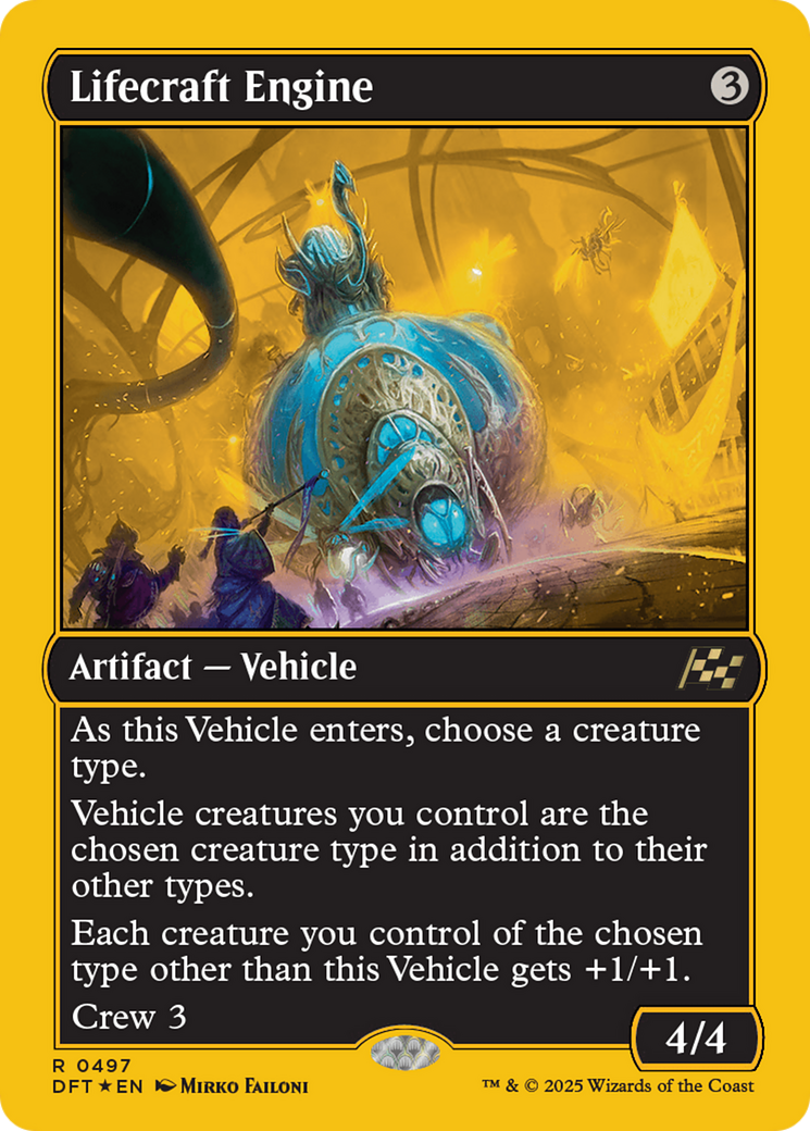 Lifecraft Engine (First-Place Foil) [Aetherdrift] | The Clever Kobold