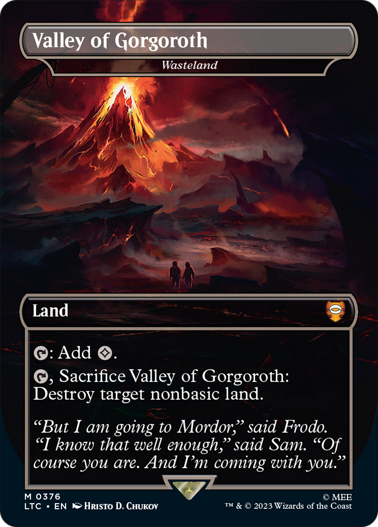 Valley of Gorgoroth - Wasteland [The Lord of the Rings: Tales of Middle-Earth Commander] | The Clever Kobold