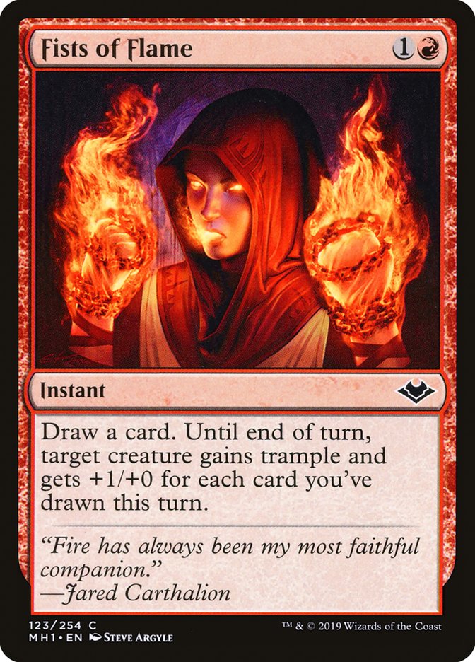 Fists of Flame [Modern Horizons] | The Clever Kobold